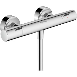 Hansgrohe Ecostat Fine Bateria prysznicowa, termostatyczna z ograniczeniem temperatury, natynkowa,, Chrom