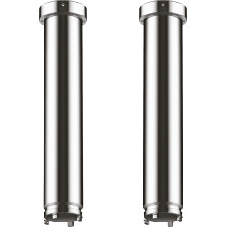 AX ShowerSolutions Zestaw przedłużający 230 mm do przyłącza sufitowego ShowerHeaven 1200/300 4jet, Chrom