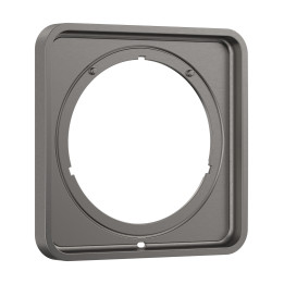 AX ShowerSelect ID Element przedłużający 5 mm, softsquare, Czarny Chrom Szczotkowany