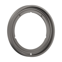 AX ShowerSelect ID Element przedłużający 5 mm, okrągły, Czarny Chrom Szczotkowany