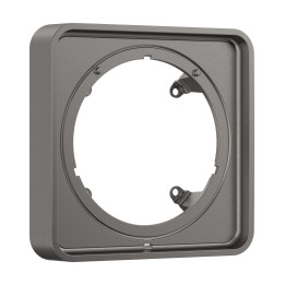 AX ShowerSelect ID Element przedłużający 22 mm, softsquare, Czarny Chrom Szczotkowany