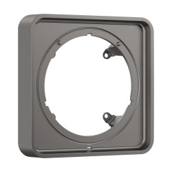AX ShowerSelect ID Element przedłużający 22 mm, softsquare, Czarny Chrom Szczotkowany