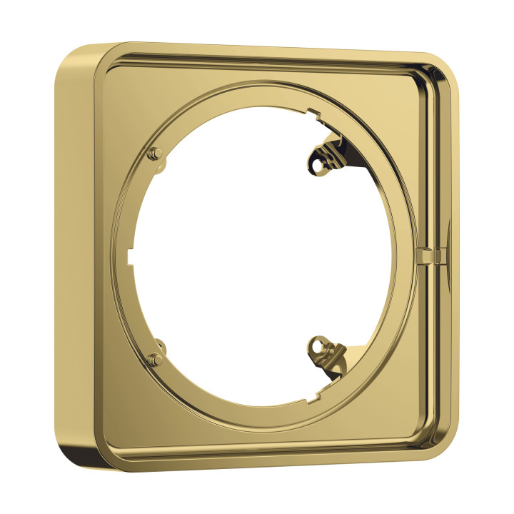 AX ShowerSelect ID Element przedłużający 22 mm, softsquare, Złoty Optyczny Polerowany