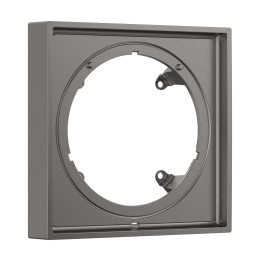 AX ShowerSelect ID Element przedłużający 22 mm, kwadratowy, Czarny Chrom Szczotkowany