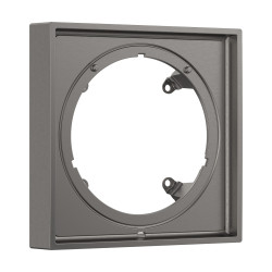 AX ShowerSelect ID Element przedłużający 22 mm, kwadratowy, Czarny Chrom Szczotkowany