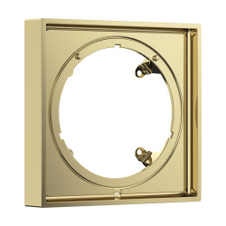 AX ShowerSelect ID Element przedłużający 22 mm, kwadratowy, Złoty Optyczny Polerowany