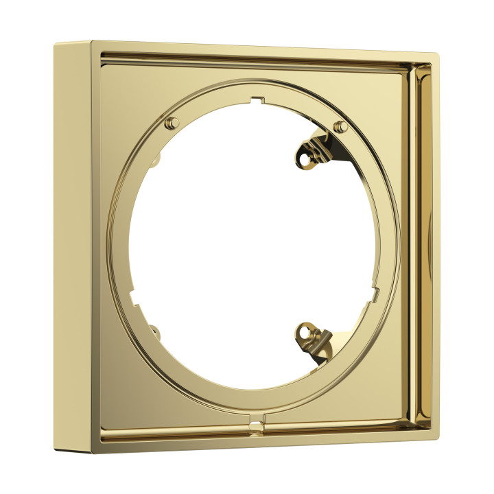AX ShowerSelect ID Element przedłużający 22 mm, kwadratowy, Złoty Optyczny Polerowany