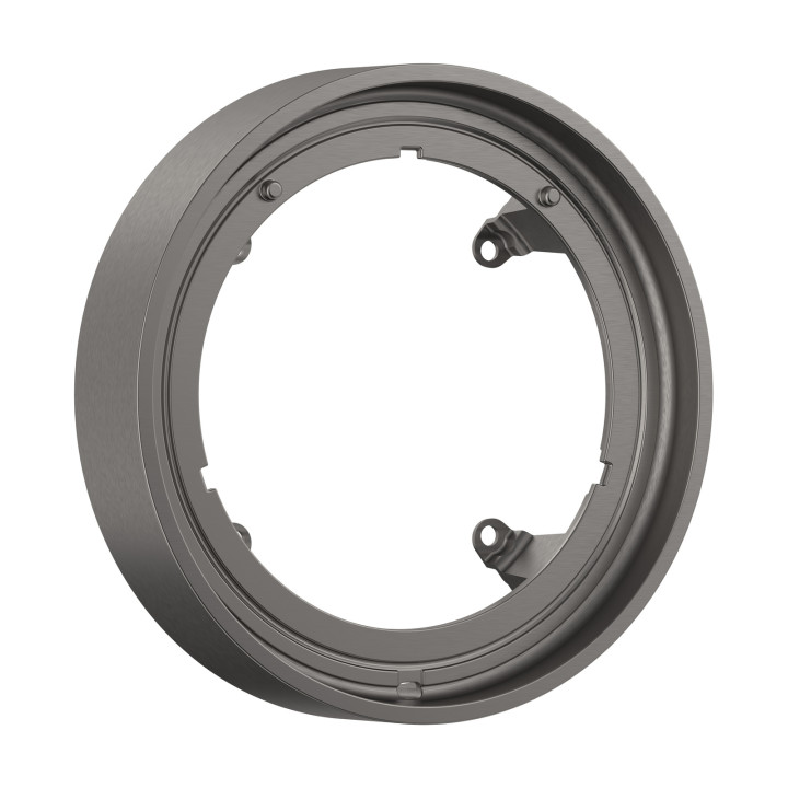 AX ShowerSelect ID Element przedłużający 22 mm, okrągły, Czarny Chrom Szczotkowany