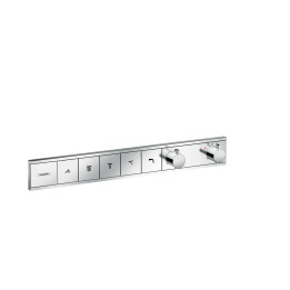 HG RainSelect Bateria termostatyczna do 5 odbiorników, podtynkowa, Chrom
