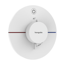 HG ShowerSelect Comfort S Bateria termostatyczna do 1 odbiornika, podtynkowa, Biały Matowy