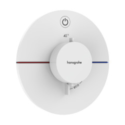 HG ShowerSelect Comfort S Bateria termostatyczna do 1 odbiornika, podtynkowa, Biały Matowy