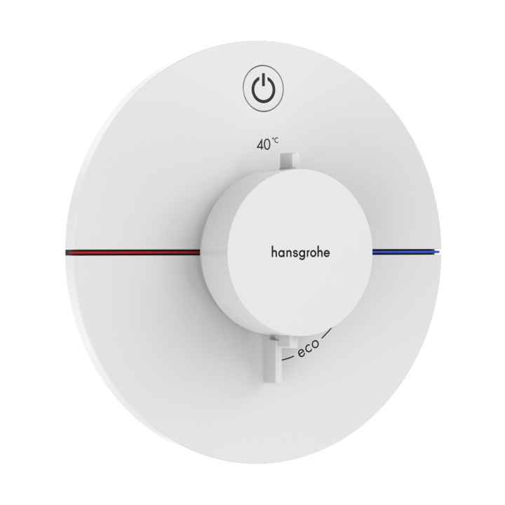 HG ShowerSelect Comfort S Bateria termostatyczna do 1 odbiornika, podtynkowa, Biały Matowy