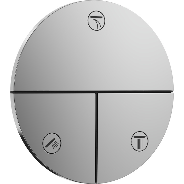 HG ShowerSelect Comfort S Zawór odcinający do 3 odbiorników, podtynkowy, Chrom