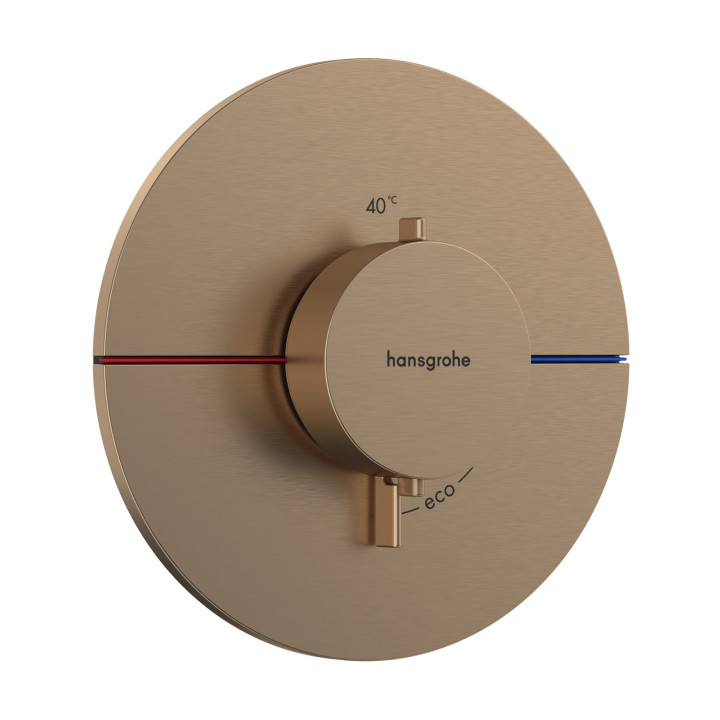 HG ShowerSelect Comfort S Bateria termostatyczna, podtynkowa, Brąz Szczotkowany