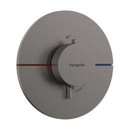 HG ShowerSelect Comfort S Bateria termostatyczna, podtynkowa, Czarny Chrom Szczotkowany