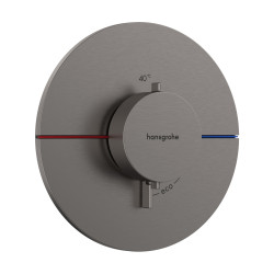 HG ShowerSelect Comfort S Bateria termostatyczna, podtynkowa, Czarny Chrom Szczotkowany