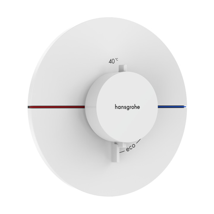HG ShowerSelect Comfort S Bateria termostatyczna, podtynkowa, Biały Matowy