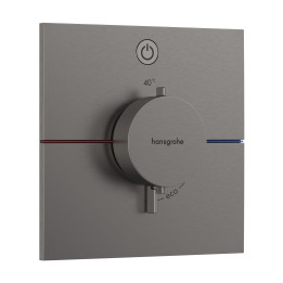 HG ShowerSelect Comfort E Bateria termostatyczna do 1 odbiornika, podtynkowa, Czarny Chrom Szczotkowany