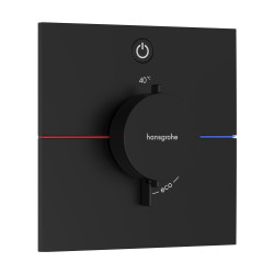 Hansgrohe ShowerSelect Comfort E Bateria termostatyczna do 1 odbiornika, podtynkowa, Czarny Matowy