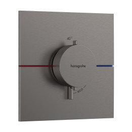 HG ShowerSelect Comfort E Bateria termostatyczna, podtynkowa, Czarny Chrom Szczotkowany