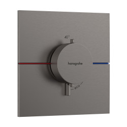 HG ShowerSelect Comfort E Bateria termostatyczna, podtynkowa, Czarny Chrom Szczotkowany