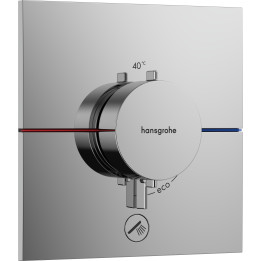 HG ShowerSelect Comfort E Bateria termostatyczna do 1 odbiornika z dodatkowym wyjściem, podtynkowa, Chrom