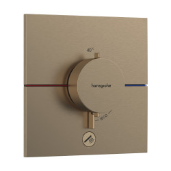 HG ShowerSelect Comfort E Bateria termostatyczna do 1 odbiornika z dodatkowym wyjściem, podtynkowa, Brąz Szczotkowany