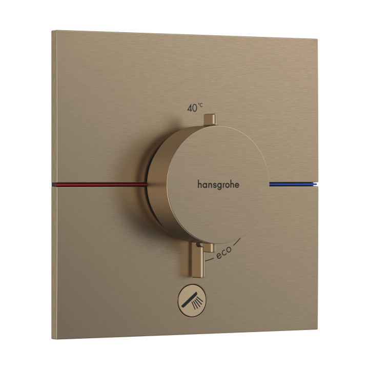 HG ShowerSelect Comfort E Bateria termostatyczna do 1 odbiornika z dodatkowym wyjściem, podtynkowa, Brąz Szczotkowany