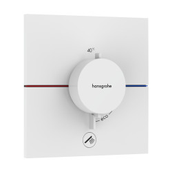 HG ShowerSelect Comfort E Bateria termostatyczna do 1 odbiornika z dodatkowym wyjściem, podtynkowa, Biały Matowy