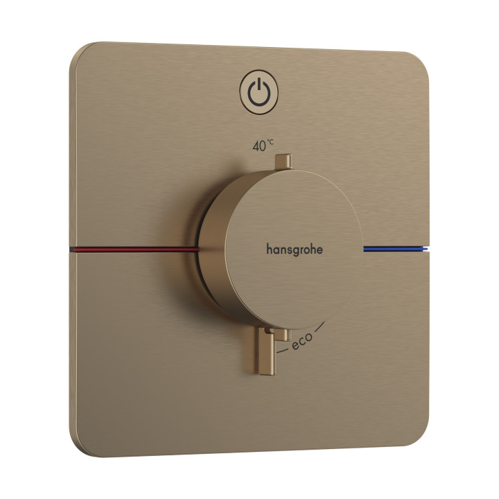 HG ShowerSelect Comfort Q Bateria termostatyczna do 1 odbiornika, podtynkowa, Brąz Szczotkowany