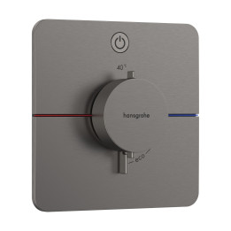 HG ShowerSelect Comfort Q Bateria termostatyczna do 1 odbiornika, podtynkowa, Czarny Chrom Szczotkowany