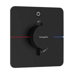 HG ShowerSelect Comfort Q Bateria termostatyczna do 1 odbiornika, podtynkowa, Czarny Matowy