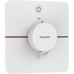 HG ShowerSelect Comfort Q Bateria termostatyczna do 1 odbiornika, podtynkowa, Biały Matowy