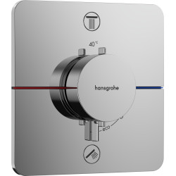 HG ShowerSelect Comfort Q Bateria termostatyczna do 2 odbiorników, podtynkowa, Chrom