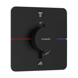 Hansgrohe ShowerSelect Comfort Q Bateria termostatyczna do 2 odbiorników, podtynkowa, Czarny Matowy