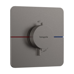 HG ShowerSelect Comfort Q Bateria termostatyczna, podtynkowa, Czarny Chrom Szczotkowany
