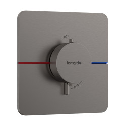 HG ShowerSelect Comfort Q Bateria termostatyczna, podtynkowa, Czarny Chrom Szczotkowany