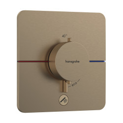HG ShowerSelect Comfort Q Bateria termostatyczna do 1 odbiornika z dodatkowym wyjściem, podtynkowa, Brąz Szczotkowany