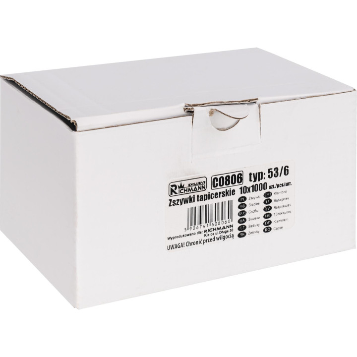ZSZYWKI 6 MM TYP 53 OPAK. 1000SZT PL