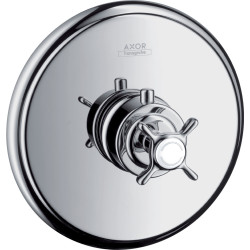 AX Montreux Bateria termostatyczna HighFlow z uchwytem krzyżowym, podtynkowa, Chrom