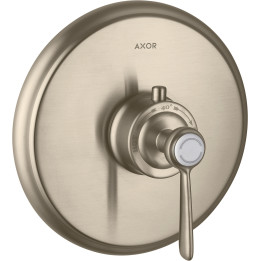 AX Montreux Bateria termostatyczna HighFlow z uchwytem jednoramiennym, podtynkowa, Nikiel Szczotkowany