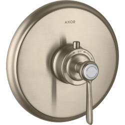 AX Montreux Bateria termostatyczna HighFlow z uchwytem jednoramiennym, podtynkowa, Nikiel Szczotkowany
