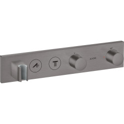 Axor ShowerSolutions Moduł termostatyczny 460/90 do 2 odbiorników, podtynkowy, Czarny Chrom Szczotkowany