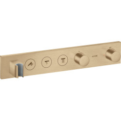 Axor ShowerSolutions Moduł termostatyczny Select 530/90 do 3 odbiorników, podtynkowy, Brąz Szczotkowany
