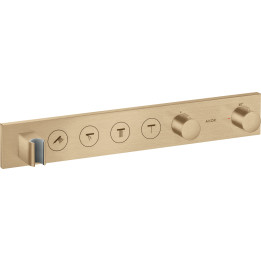 AX ShowerSolutions Moduł termostatyczny Select 600/90 do 4 odbiorników, podtynkowy, Brąz Szczotkowany