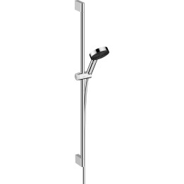 HG Pulsify Select S Zestaw prysznicowy 105 3jet Relaxation EcoSmart z drążkiem 90 cm, Chrom