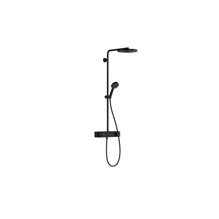 HG Pulsify S Komplet prysznicowy 260 1jet z termostatem ShowerTablet Select 400, Czarny Matowy