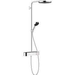 HG Pulsify S Komplet prysznicowy 260 1jet EcoSmart z termostatem ShowerTablet Select 400, Chrom