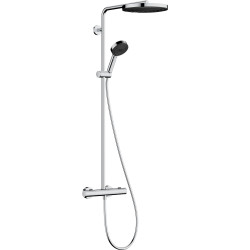 Hansgrohe Pulsify S Puro Komplet prysznicowy 260 1 jet z Ecostat Fine i główką prysznicową 3jet, Chrom