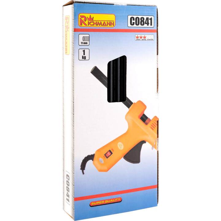 KLEJ DO PISTOLETÓW CZARNY 11 MM (OPAK. 1 KG)